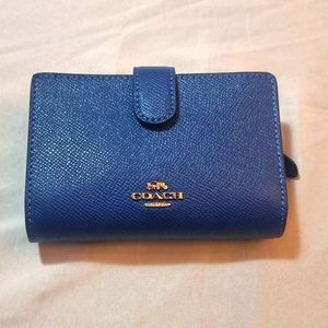 Coach wallet blue